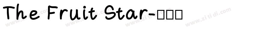 The Fruit Star字体转换